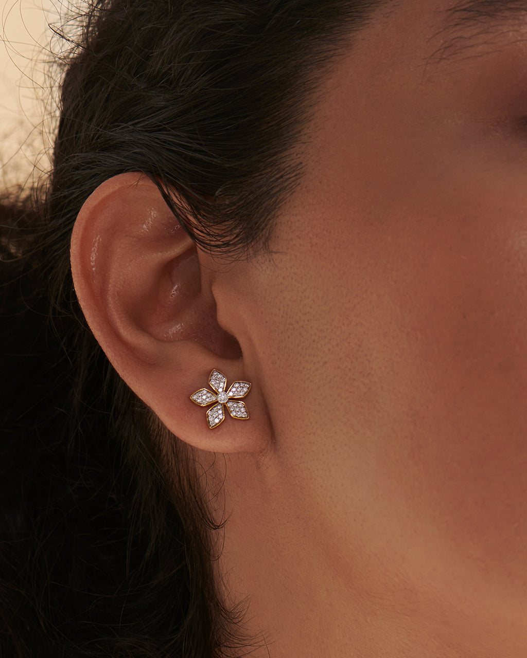 【HYERES LOR】24FW★ Lab Diamond Flower Earrings S 14K 21101536-01100-4_grande.jpg?v=