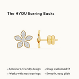 Floral Diamond Earrings