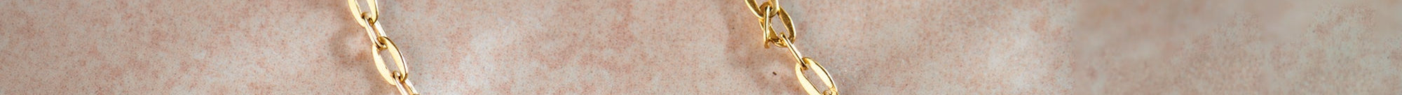 Paperclip Yellow Thin Chain Necklace, 14K Solid Gold-1