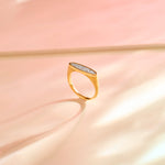 Fine Oval Diamond Band, 14K Solid Gold, 1/4 ct Lab Grown Diamond-2