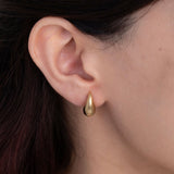 Teardrop Studs, 14K Gold Vermeil-2