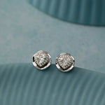 Heart Solitaire Earrings, Sterling Silver, 1 1/5 ct Lab Grown Diamond-7