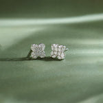 Blooming Diamond Studs, 14K Solid Gold, 7/8 ct Lab Grown Diamond-1