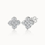 Blooming Diamond Studs, Sterling Silver, 7/8 ct Lab Grown Diamond-3