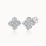 Blooming Diamond Studs, Sterling Silver, 7/8 ct Lab Grown Diamond-3