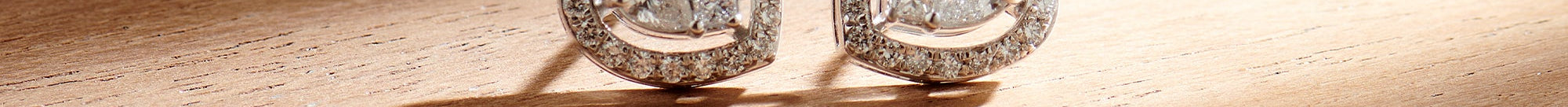 Timeless Diamond Heart Studs, Sterling Silver, 5/8 ct Lab Grown Diamond-1