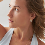 Forever Linked Diamond Earrings, 14K Gold Vermeil, 3/8 ct Lab Grown Diamond-2