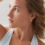 Forever Linked Diamond Earrings, 14K Solid Gold, 3/8 ct Lab Grown Diamond-2