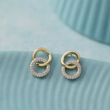 Forever Linked Diamond Earrings, 14K Gold Vermeil, 3/8 ct Lab Grown Diamond-5