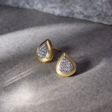 Edgy Drop Diamond Earrings