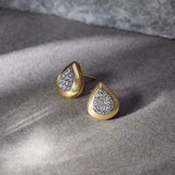 Edgy Drop Diamond Earrings