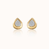 Edgy Drop Diamond Earrings