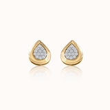 Edgy Drop Diamond Earrings