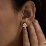 Edgy Drop Diamond Earrings