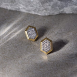 Golden Light Diamond Earrings