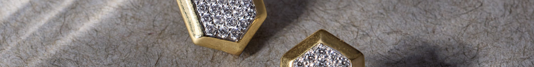 Golden Light Diamond Earrings