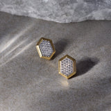 Golden Light Diamond Earrings