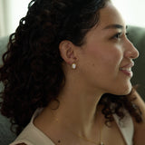 Golden Light Diamond Earrings