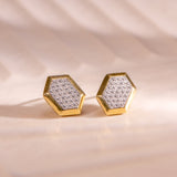Golden Light Diamond Earrings