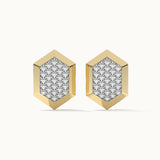 Golden Light Diamond Earrings