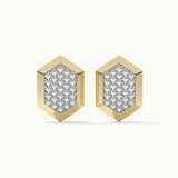 Golden Light Diamond Earrings