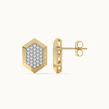 Golden Light Diamond Earrings