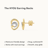 Swirl Diamond Earrings