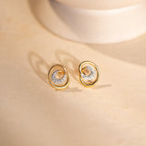 Swirl Diamond Earrings