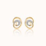 Swirl Diamond Earrings