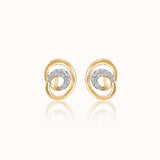 Swirl Diamond Earrings