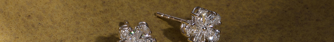 Diamond Blooming Sparkle Studs