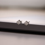 Princess Cluster Diamond Studs