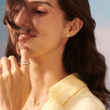 Classic Diamond Heart Earrings