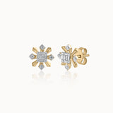 Star Petal Diamond Studs