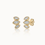 Three Petal Studs