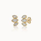 Three Petal Studs