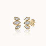 Three Petal Studs