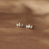 Three Petal Studs