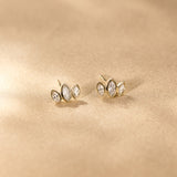 Three Petal Studs