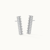 Two Row Diamond Linear Studs