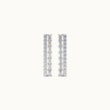 Two Row Diamond Linear Studs