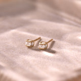 Dazzle Dot Diamond Studs