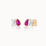 Gem Duo Stud Earrings