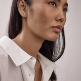 Golden Paw Diamond Studs