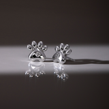 Classic Paw Diamond Studs