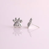Classic Paw Diamond Studs