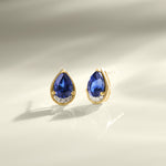 metal: 14K Gold Vermeil | color stone: Blue Sapphire