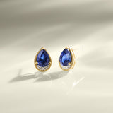 metal: 14K Gold Vermeil | color stone: Blue Sapphire