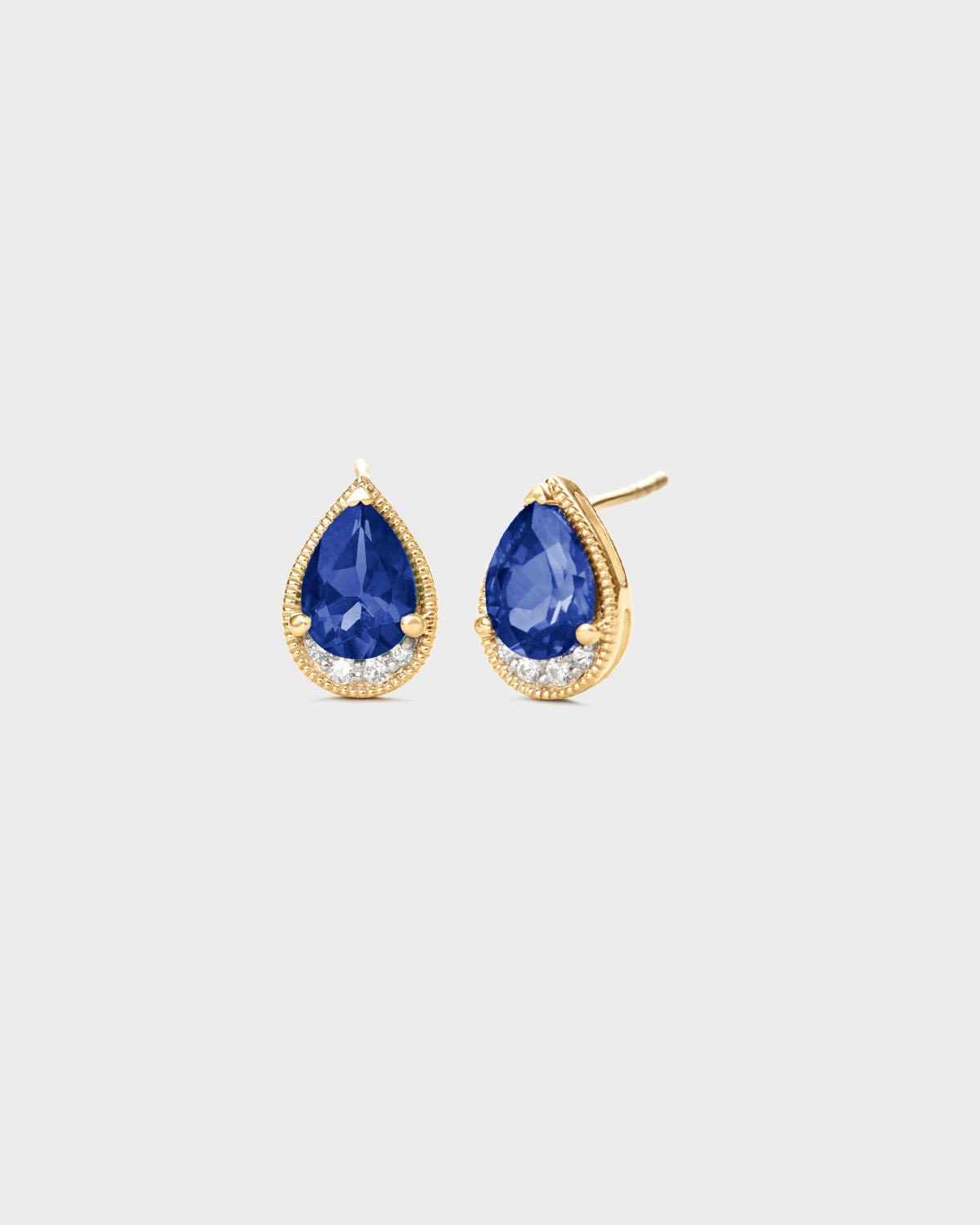 metal: 14K Gold Vermeil | color stone: Blue Sapphire