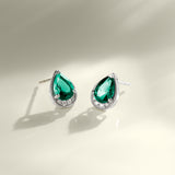 metal: Sterling Silver | color stone: Emerald